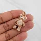 Dije Oso Articulado 8.4 g / 4 cm Oro Rosa 18K
