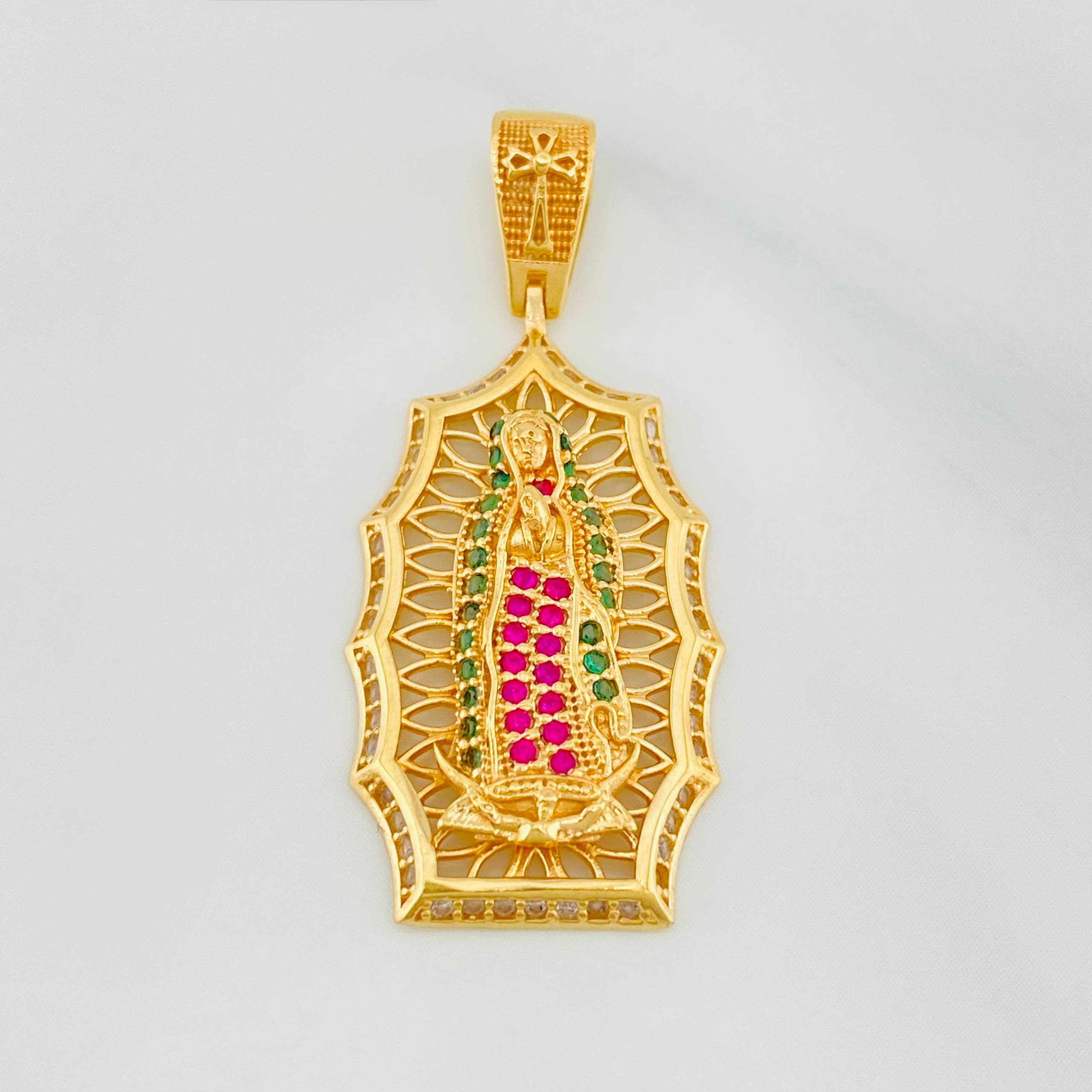 Dije Virgen Guadalupe 4.5 g / 3.8 cm Oro Amarillo 18K