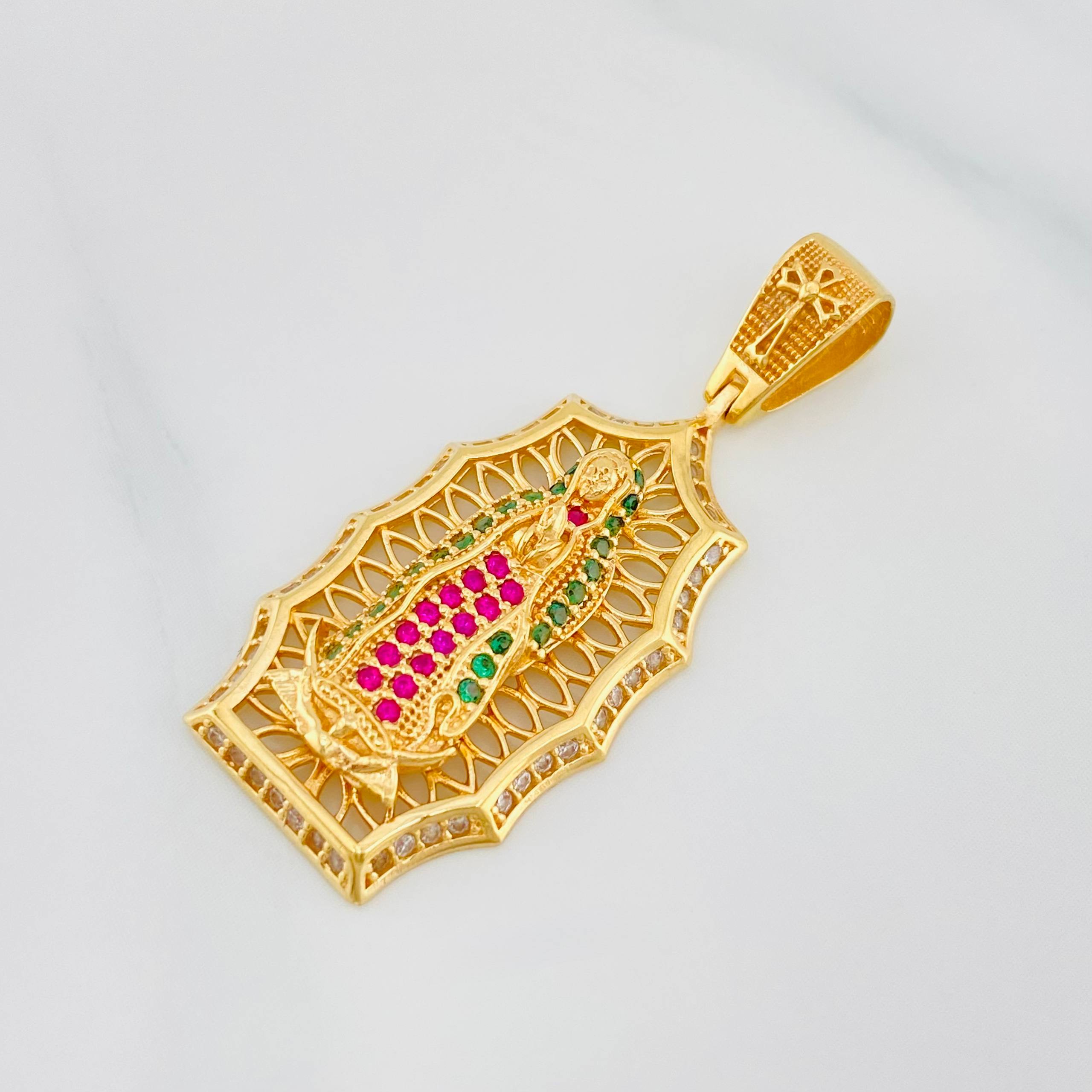 Dije Virgen Guadalupe 4.5 g / 3.8 cm Oro Amarillo 18K