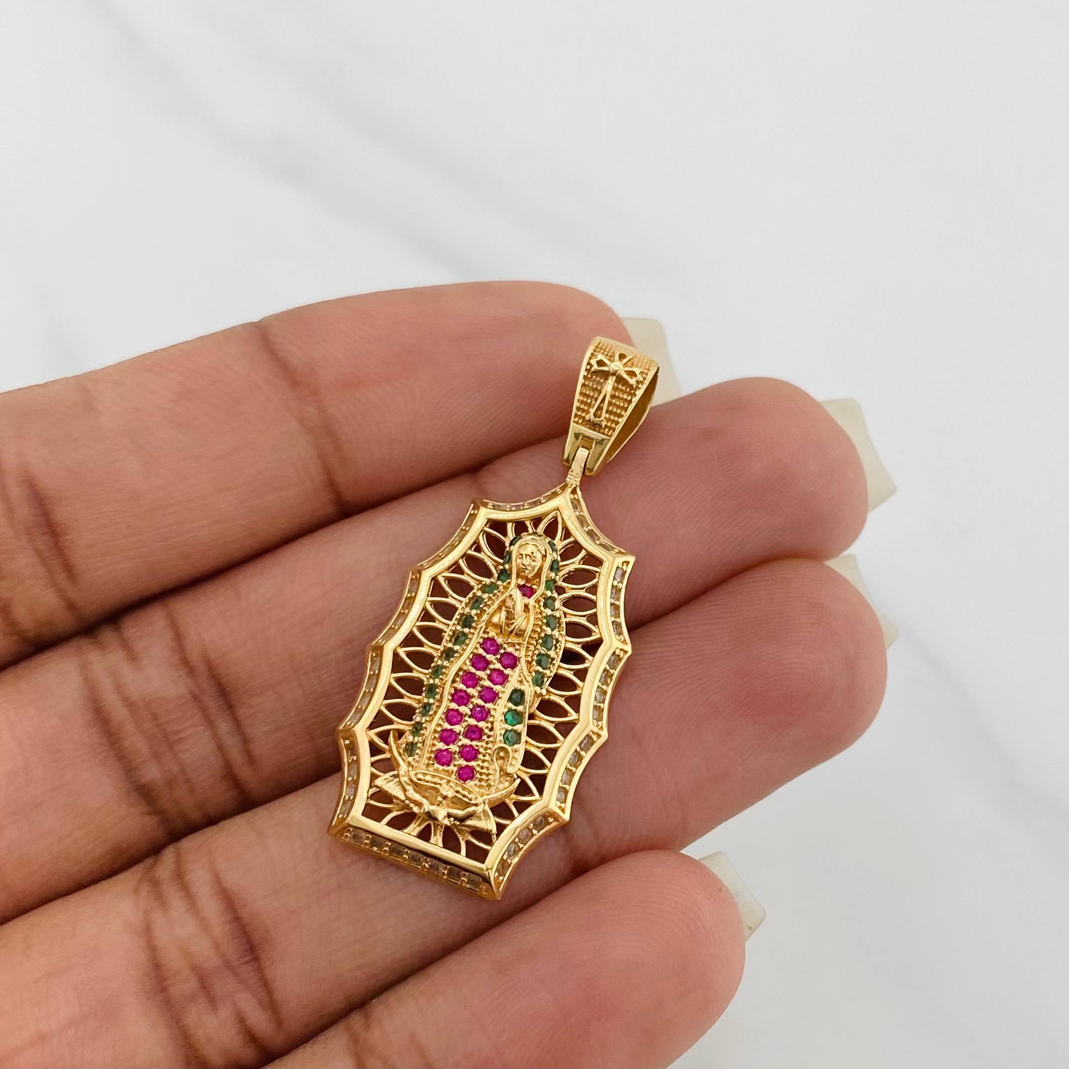 Dije Virgen Guadalupe 4.5 g / 3.8 cm Oro Amarillo 18K