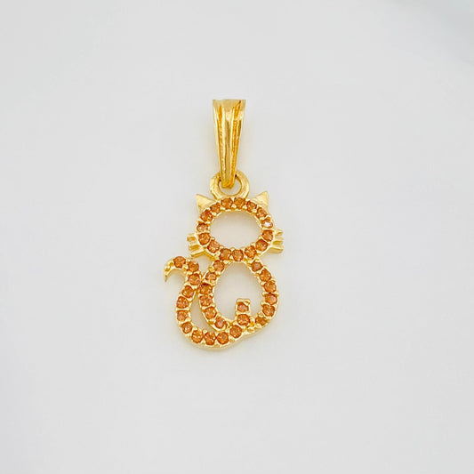 Dije Silueta Gato 0.95 g / 2 cm Oro Amarillo 18K