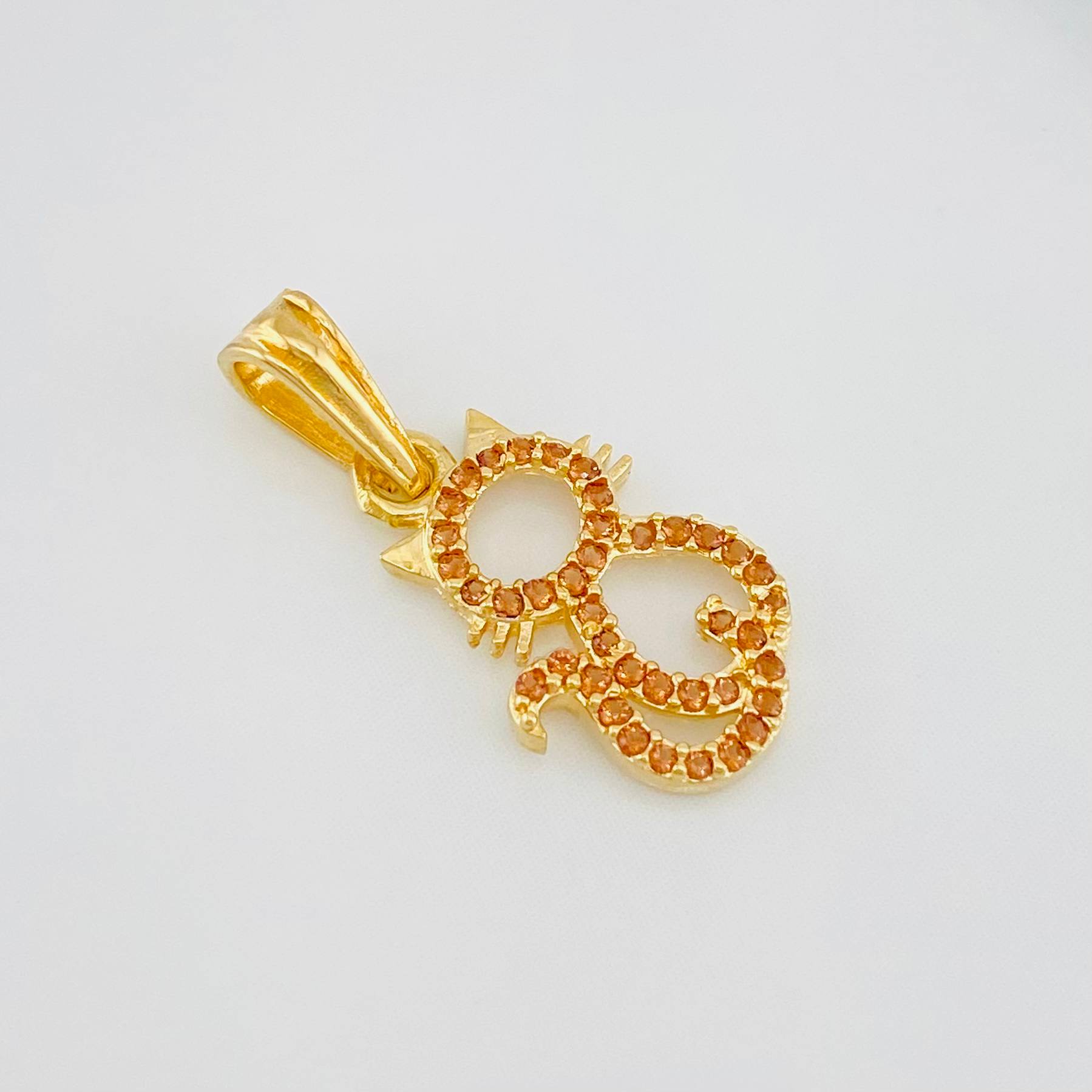 Dije Silueta Gato 0.95 g / 2 cm Oro Amarillo 18K