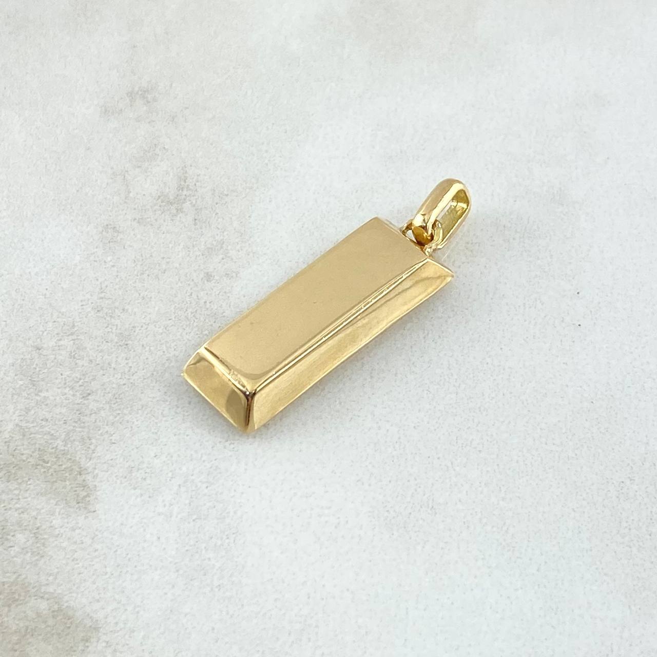 Dije Lingote 3.4gr / 2.6cm / Nac.Esp.Oro 18K &