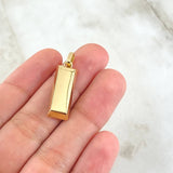 Dije Lingote 3.35gr / 2.7cm / Nac.Esp.Oro 18K &