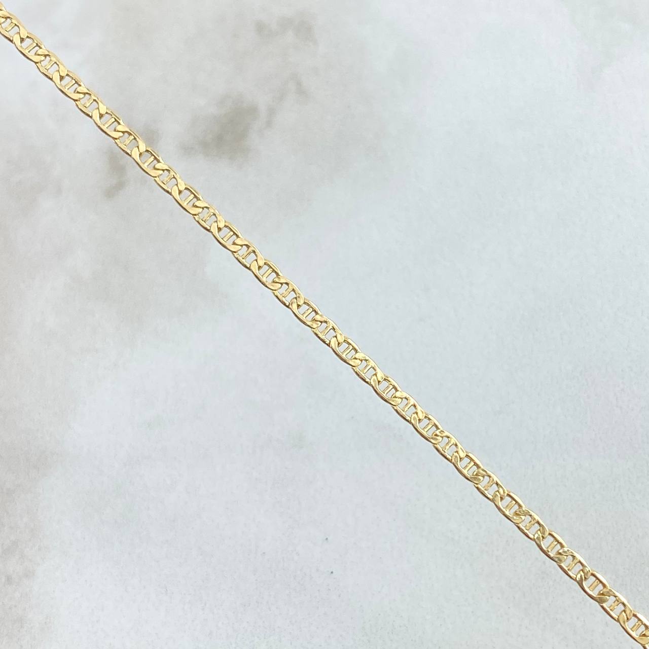 Cadena Plana 3.5gr / 50cm / 1.9mm Oro Amarillo +3 18K ©