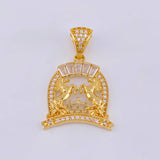 Dije Herradura Caballos 3.25 g / 2.8 cm Oro Amarillo 18K