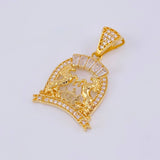 Dije Herradura Caballos 3.25 g / 2.8 cm Oro Amarillo 18K
