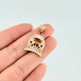 Dije Herradura Caballos 3.25 g / 2.8 cm Oro Amarillo 18K