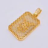 Dije Placa Enmayada San Miguel 20.35 g / 5.7 cm Oro Amarillo 18K