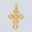 Dije Cruz Trebol 6.45 g / 5 cm Oro Amarillo 18K