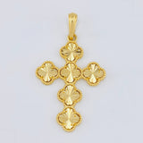 Dije Cruz Trebol 6.45 g / 5 cm Oro Amarillo 18K