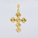 Dije Cruz Trebol 6.45 g / 5 cm Oro Amarillo 18K