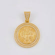 Dije Medalla San Benito 6.85 g / 3.6 cm Oro Amarillo 18K