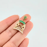 Dije Herradura Caballos 6.95 g / 3.9 cm Oro Amarillo 18K