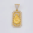 Dije Placa Virgen Del Carmen 6 g / 3.8 cm Oro Amarillo 18K