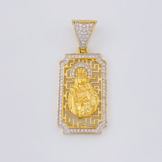 Dije Placa Virgen Del Carmen 6 g / 3.8 cm Oro Amarillo 18K