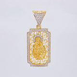 Dije Placa Virgen Del Carmen 6 g / 3.8 cm Oro Amarillo 18K