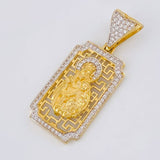 Dije Placa Virgen Del Carmen 6 g / 3.8 cm Oro Amarillo 18K