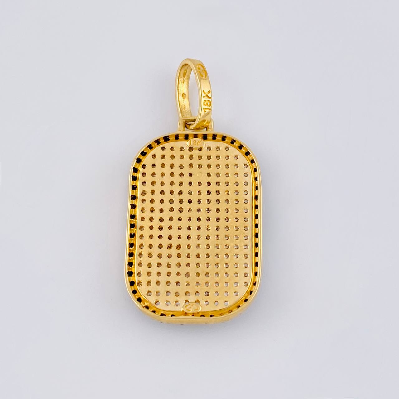 Dije Placa Caballo 5.4 g / 3.5 cm Oro Amarillo 18K