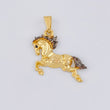Dije Caballo 3.6 g / 3.3 cm Oro Amarillo 18K