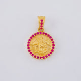 Dije Medalla San Miguel 1.75 g / 1.8 cm Oro Amarillo 18K