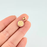 Dije Medalla San Miguel 1.75 g / 1.8 cm Oro Amarillo 18K
