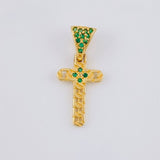 Dije Cruz 1.15 g / 2.2 cm Oro Amarillo 18K