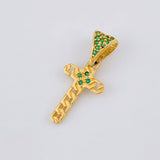 Dije Cruz 1.15 g / 2.2 cm Oro Amarillo 18K