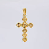 Dije Cruz Trebol 2.8 g / 3.7 cm Oro Amarillo 18K