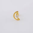 Piercing Media Luna 0.35 g / 1 cm Oro Amarillo 18K