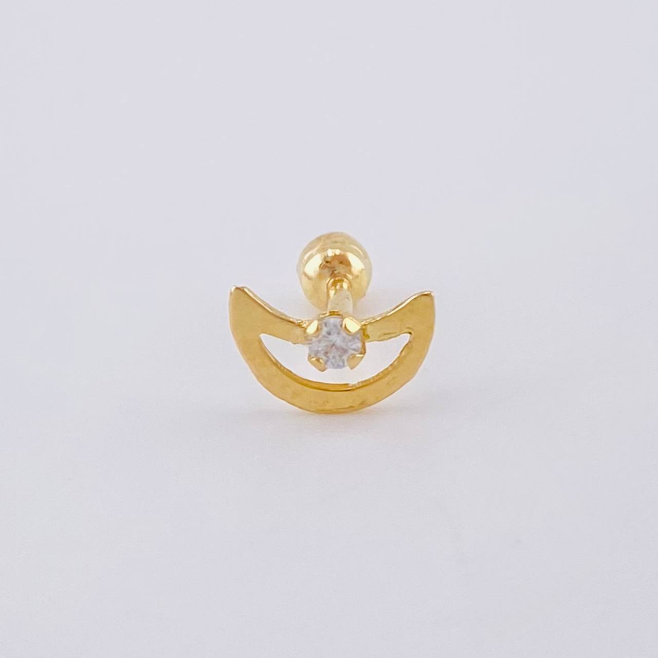 Piercing Media Luna 0.35 g / 1 cm Oro Amarillo 18K