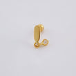 Piercing Globo Colgante 0.4 g / 1.2 cm Oro Amarillo 18K