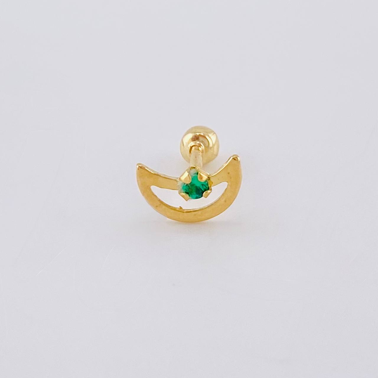 Piercing Media Luna 0.35 g / 1 cm Oro Amarillo 18K
