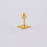 Piercing Estrella Fugaz 0.3 g / 1 cm Oro Amarillo 18K