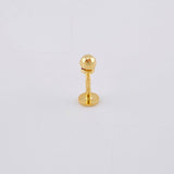 Piercing Circular 0.3 g / 1 cm Oro Amarillo 18K
