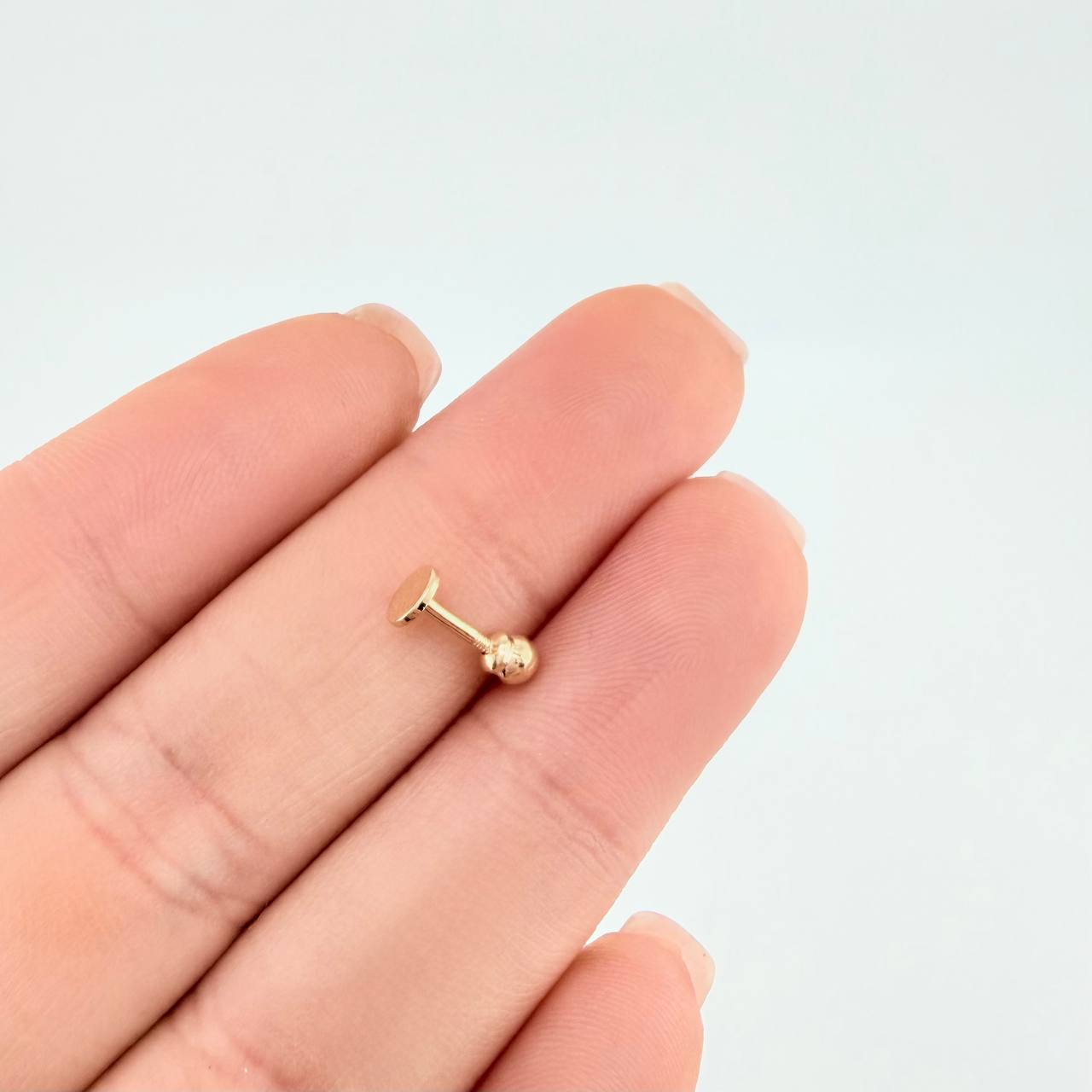 Piercing Circular 0.3 g / 1 cm Oro Amarillo 18K