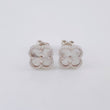 Topos Trebol Diamantado 2.95 g / 8.5 mm Oro Blanco 18K