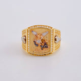 Anillo San Miguel Arcangel 8 g / T9 Tres Oros 18K