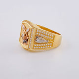 Anillo San Miguel Arcangel 8 g / T9 Tres Oros 18K