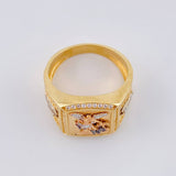Anillo San Miguel Arcangel 8 g / T9 Tres Oros 18K