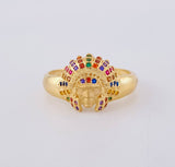 Anillo Indio 4.2 g / T10 1/2 Oro Amarillo 18K