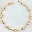 Pulso Rustico Petalo 4.5gr / 20cm / Oro Amarillo 18K