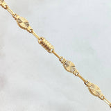 Pulso Rustico Petalo 4.5gr / 20cm / Oro Amarillo 18K