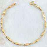 Pulso Oval Ojiva 3.4gr / 20.5cm / Oro Amarillo 18K