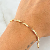 Pulso Reloj de Arena 3.75gr / 20.3cm / Oro Amarillo 18K
