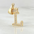Dije Corona Letra L 1.45gr / 2.6cm / Oro Amarillo 18K ©
