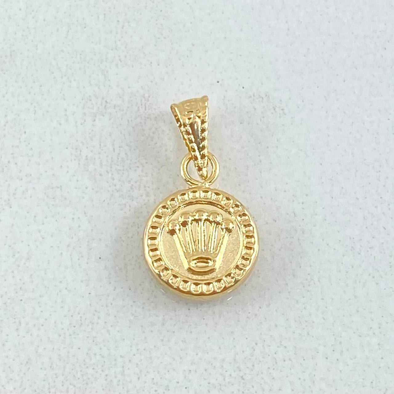 Dije Corona Rx 0.4gr / 1.5cm / Oro Amarillo 18K