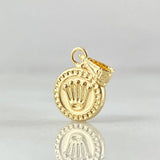 Dije Corona Rx 0.4gr / 1.5cm / Oro Amarillo 18K