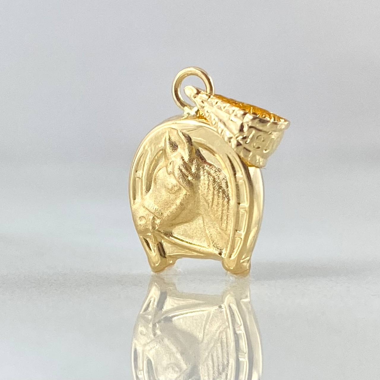 Dije Herradura Caballo 0.55gr / 1.8cm / Oro Amarillo 18K *
