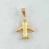 Dije Avion 0.4gr / 1.9cm / Oro Amarillo 18K *
